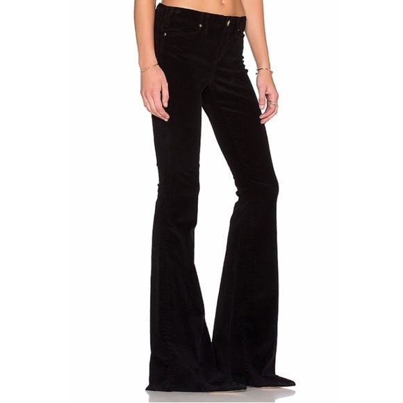 MCGUIRE Charlemagne Black Flare Pants Tuxedo 30 - Picture 2 of 8